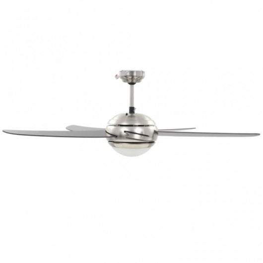 VidaXL Ventoinha de Teto com Luz e Comando 115W Castanha