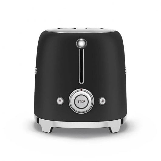 Smeg TSF01BLMEU Tostador 2 Ranuras 950W Negro Mate