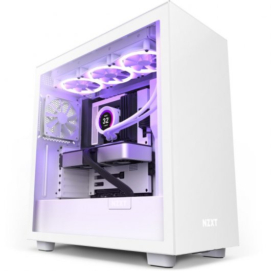 NZXT H7 Vetro temperato USB 3.2 Bianco