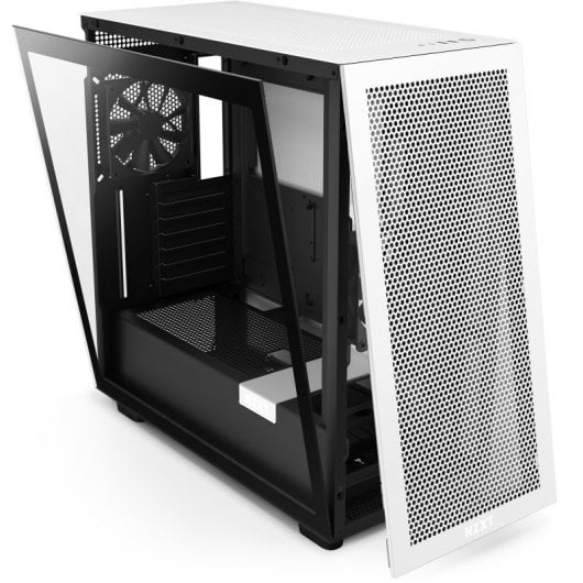 NZXT H7 Flow Verre Trempé USB 3.2 Blanc/Noir
