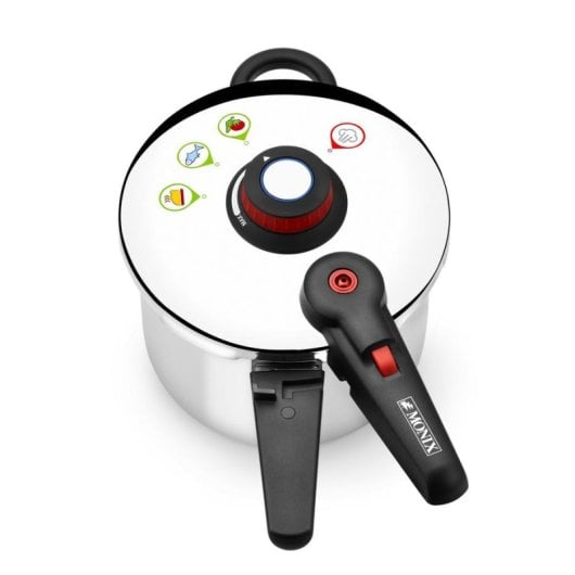 Panela de Pressão Monix Selecta 6L Inox Fundo Triplo Indução