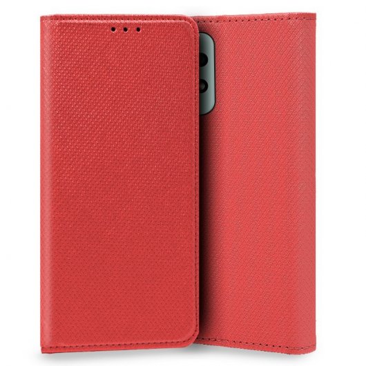 Cool Funda Flip Cover Liso Rojo para Samsung Galaxy A73 5G A736