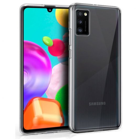 Cool Funda Silicona Transparente para Samsung Galaxy A41 A415