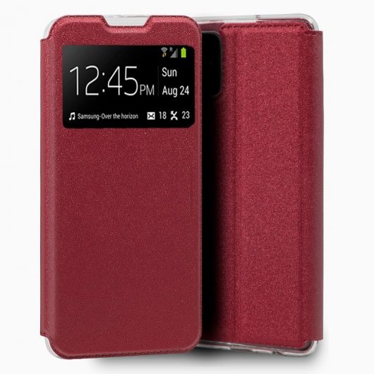 Cool Funda Flip Cover Liso Rojo para Samsung Galaxy A51 5G A516