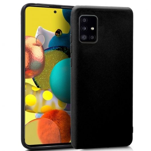 Coque en silicone noir cool pour Samsung Galaxy A51 5G A516