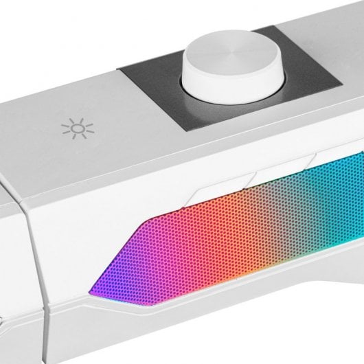 Mars Gaming MSDUOW Soundbar/altoparlanti 2.0 RGB Bluetooth 15W Bianco