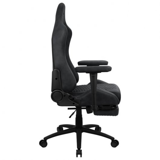 Aerocool Royal AeroSuede Cadeira Gaming com apoio para os pés em cinzento ardósia