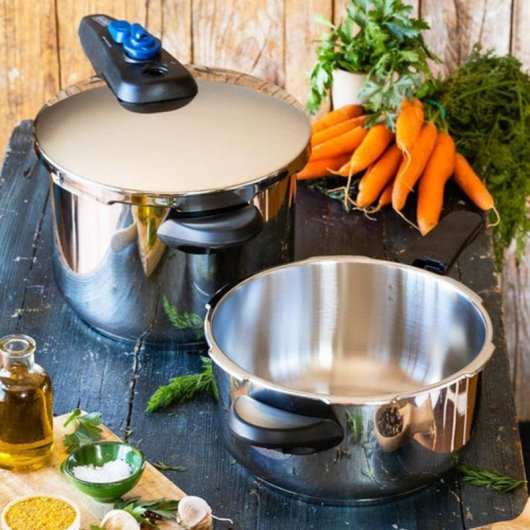 Olla a presión Monix Veloce 7L acero inoxidable inducción lavavajillas