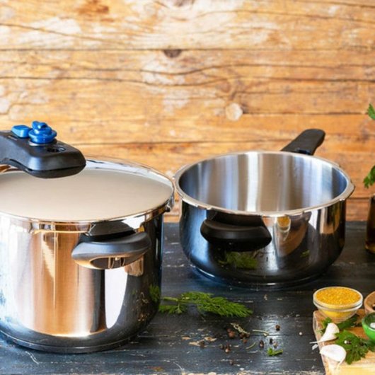 Olla a presión Monix Veloce 7L acero inoxidable inducción lavavajillas