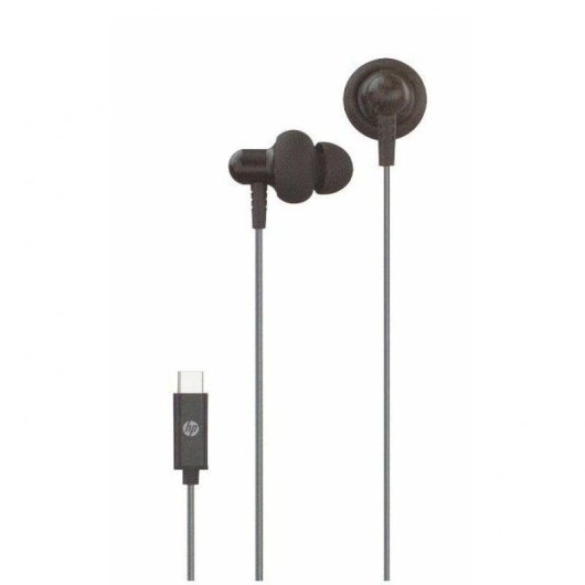 Kopfhörer HP DHH-1126 kabelgebunden USB-C für Anrufe und Musik Schwarz