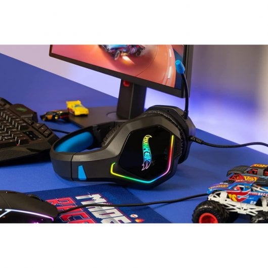 Krom KANYON RGB Auricular Gaming 7.1 Edición Hotwheels
