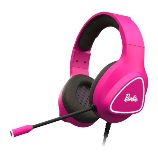 Krom Khali Licença Oficial Barbie Headset Gaming Rosa