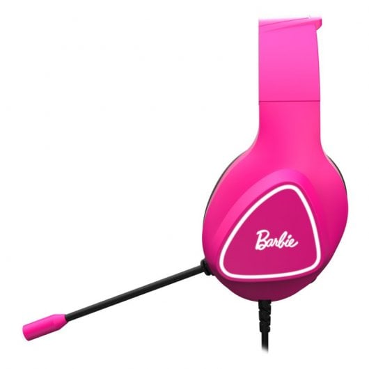 Krom Khali Licença Oficial Barbie Headset Gaming Rosa