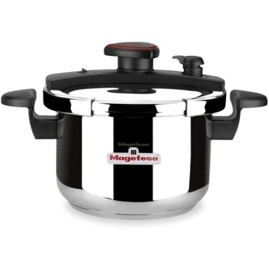Olla a presión Magefesa Astra 4 3,9 L acero inoxidable fondo termodifusor