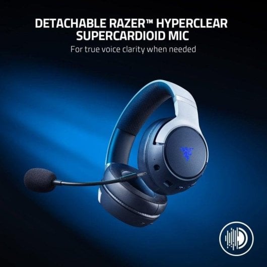 Auriculaires Razer Kaira Pro sans fil Bluetooth Gaming HyperSense micro amovible blancs