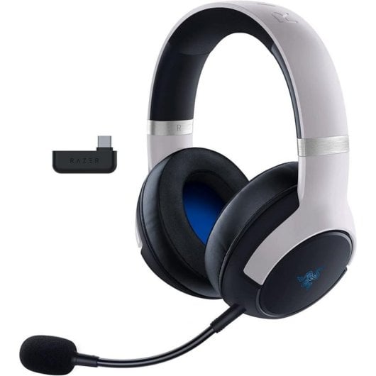 Auriculaires Razer Kaira Pro sans fil Bluetooth Gaming HyperSense micro amovible blancs