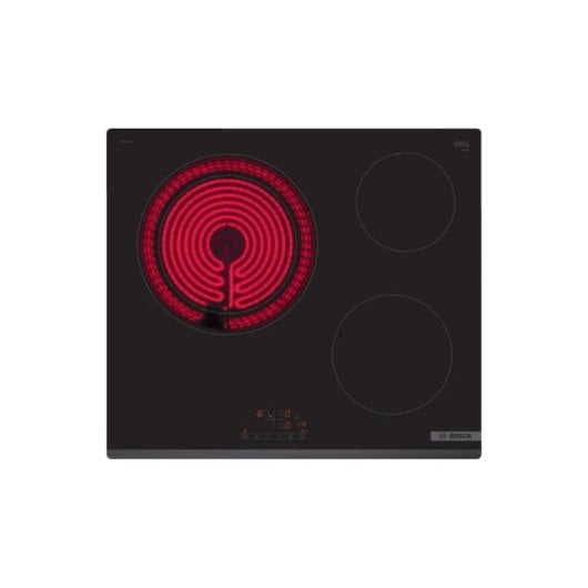 Plaque Vitrocéramique Bosch PKK631BB8E 3 Zones 60cm Noir TouchSelect