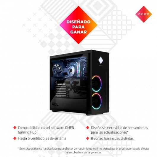 HP OMEN 40L GT21-0049ns Intel Core i7-12700K/32GB/1TB SSD + 1TB/RTX 3070