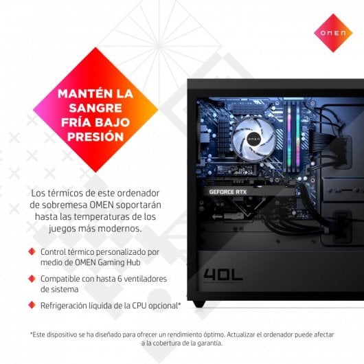 HP OMEN 40L GT21-0001ns AMD Ryzen 5 5600G/16GB/1TB SSD/RTX 3060