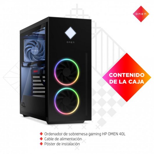 HP OMEN 40L GT21-0005ns AMD Ryzen 7 5800X/16GB/1TB SSD/RTX 3070 Reacondicionado