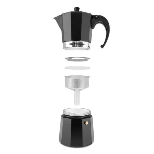 Cafeteira Italiana Orbegozo KFN 910 9 chávenas alumínio pega ergonómica