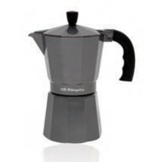Cafetera Italiana Orbegozo KFS 1220 12 tazas aluminio mango ergonómico