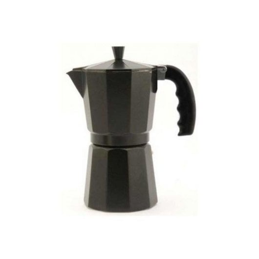 Cafetera Italiana Orbegozo KFN 310 3 tazas aluminio negra compatible gas/vitro