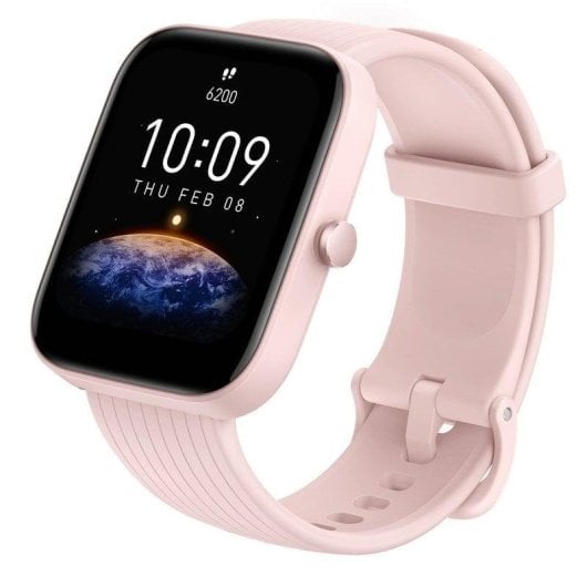 Amazfit Bip 3 Pro Bluetooth GPS 44mm TFT Rosa Resistente à água 5ATM SpO2 Monitorização Sono