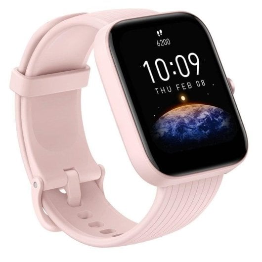 Amazfit Bip 3 Pro Bluetooth GPS 44mm TFT Rosa Resistente à água 5ATM SpO2 Monitorização Sono