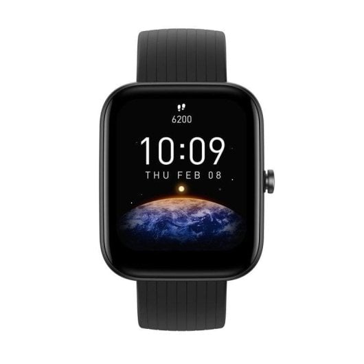 Amazfit Bip 3 Bluetooth 44mm TFT Preto Resistência Água 5ATM SpO2 Monitor de Sono