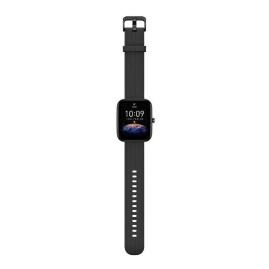 Amazfit Bip 3 Bluetooth 44mm TFT Preto Resistência Água 5ATM SpO2 Monitor de Sono