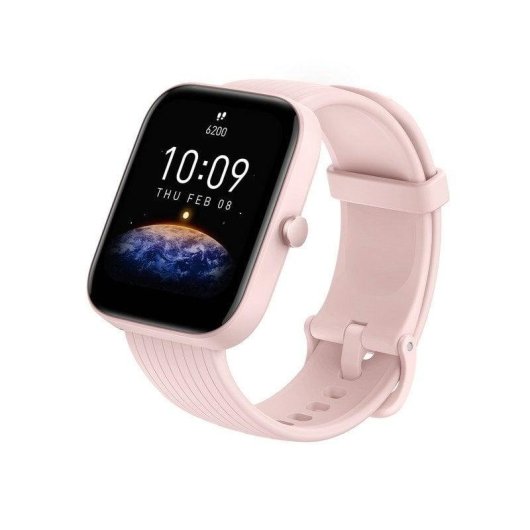 Amazfit Bip 3 Bluetooth 44mm TFT Rosa Resistente à Água 5ATM SpO2 Pulsómetro