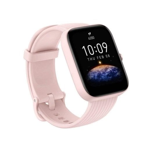 Amazfit Bip 3 Bluetooth 44mm TFT Rosa Resistente à Água 5ATM SpO2 Pulsómetro