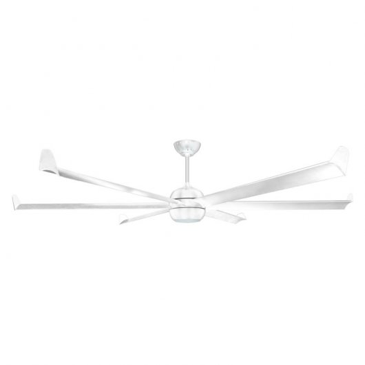 Klassfan Bigcool White Ventilador de Techo DC WiFi con Luz LED y Mando 100W 236cm