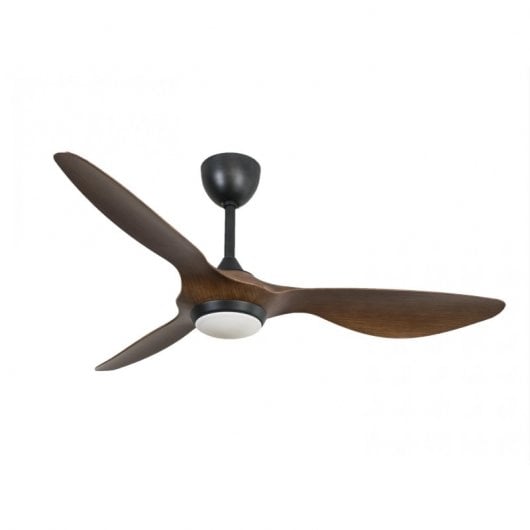 Klassfan Helix Wood Ventilador de Techo DC WiFi con Luz LED y Mando 35W 132cm