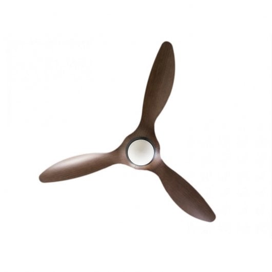 Klassfan Helix Wood Ventilador de Techo DC WiFi con Luz LED y Mando 35W 132cm
