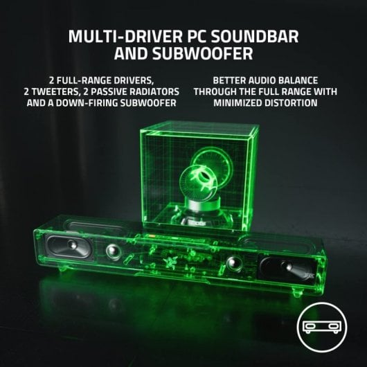 Barre de son Razer Leviathan V2 Bluetooth RVB 7.1 avec caisson de basses