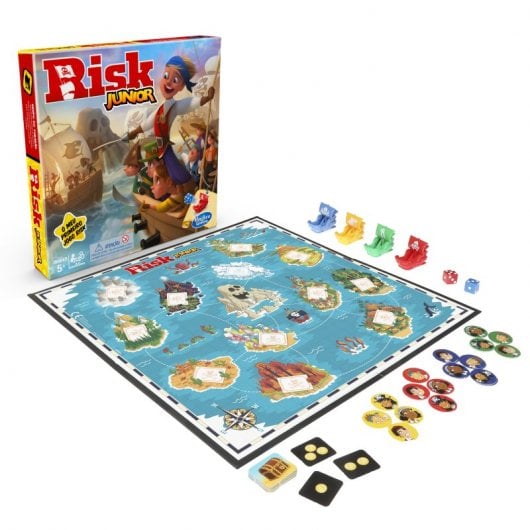 Jogo de tabuleiro Risk Junior da Hasbro Gaming em português
