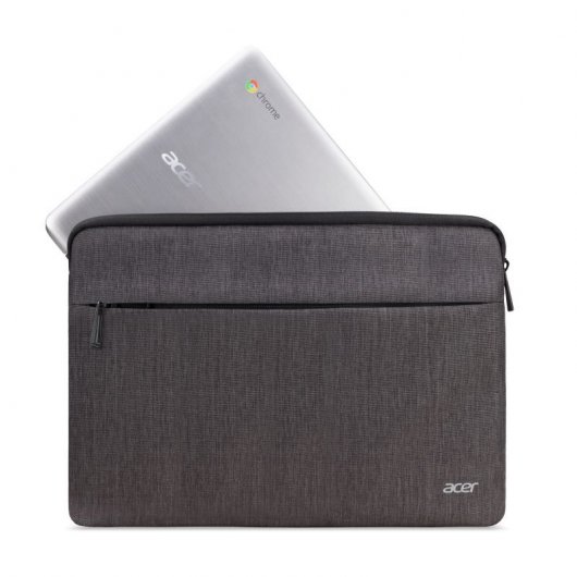 Acer Funda Protectora con Bolsillo Frontal para Portátiles hasta 14" Gris
