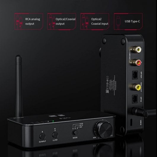 FiiO BTA30 Pro Transmisor/Receptor Bluetooth Hi-Res TX/RX con Soporte LDAC