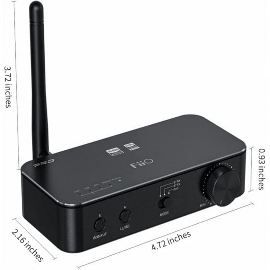 FiiO BTA30 Pro Transmisor/Receptor Bluetooth Hi-Res TX/RX con Soporte LDAC