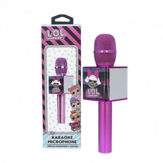 OTL Technologies LOL Surprise Microfone Infantil Sem Fios para Karaoke com Altifalante