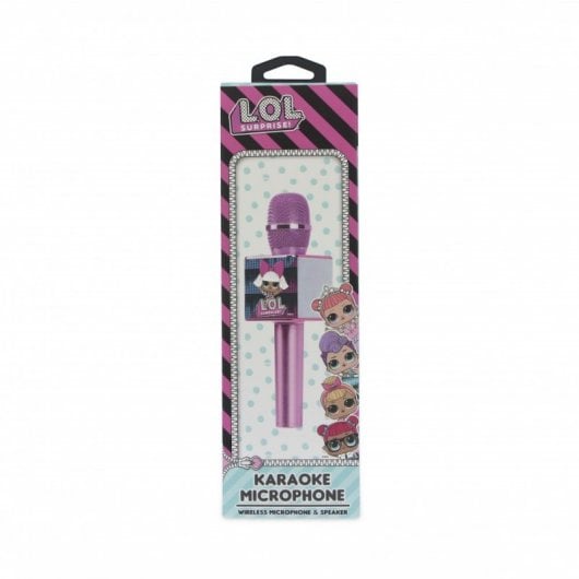 OTL Technologies LOL Surprise Microfone Infantil Sem Fios para Karaoke com Altifalante