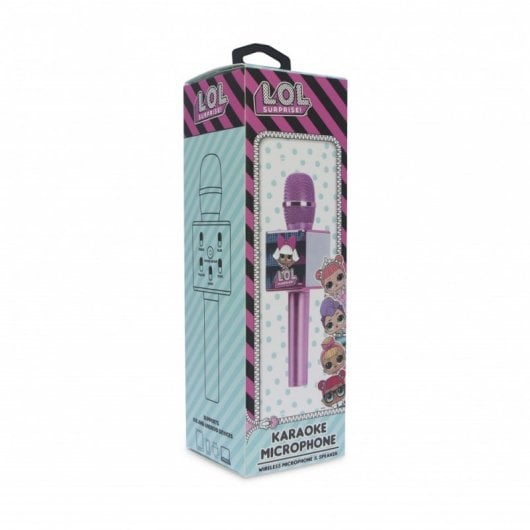 OTL Technologies LOL Surprise Microfone Infantil Sem Fios para Karaoke com Altifalante