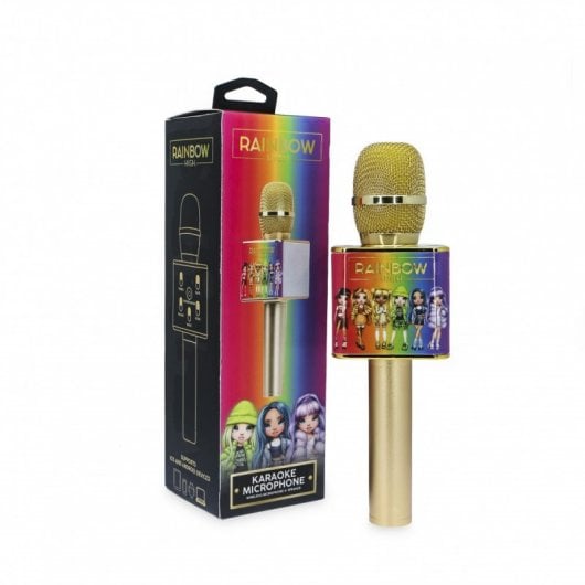 Microfono karaoke per bambini wireless Rainbow High OTL Technologies con altoparlante