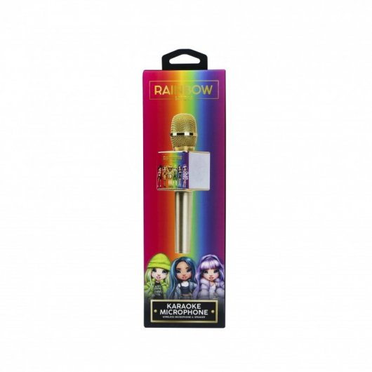 Microfono karaoke per bambini wireless Rainbow High OTL Technologies con altoparlante