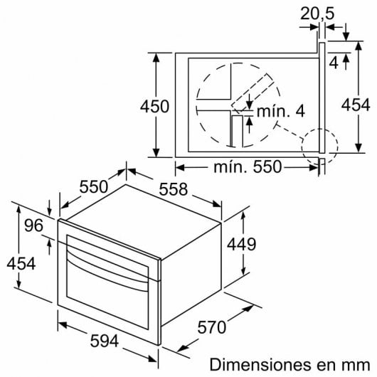 Balay 3CW5179B2 Horno Compacto 44L Blanco