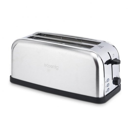 HKoenig  TOAS28 Tostador 2 Ranuras 1500W Acero Inoxidable