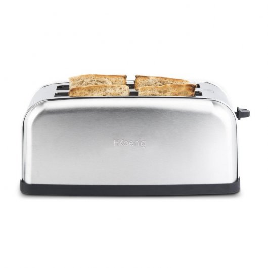 HKoenig  TOAS28 Tostador 2 Ranuras 1500W Acero Inoxidable
