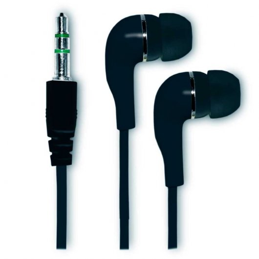 OcioDual Auriculares Intrauditivos Estéreo Jack 3.5mm Pretos